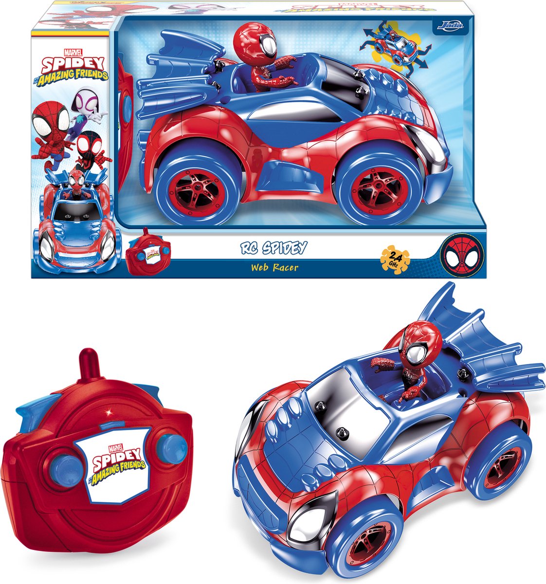 Dickie Jada RC Spidey Web Racer kontrolleret bil
