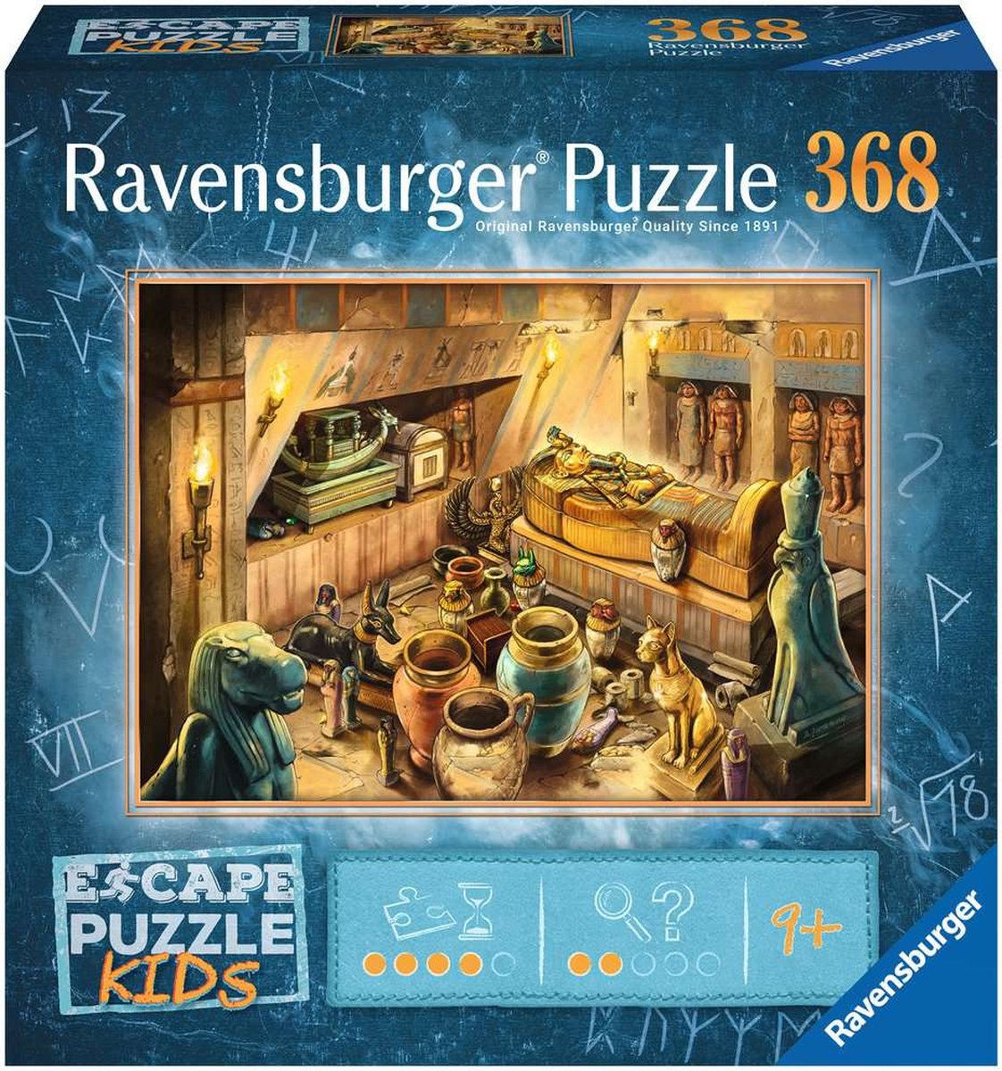 Ravensburger puslespil flugt puslespil børn Egypten - puslespil - 368 brikker