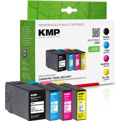 Blækpatron kmp canon pgi-1500xl bk c m y multi sort, cyan, magenta, gul