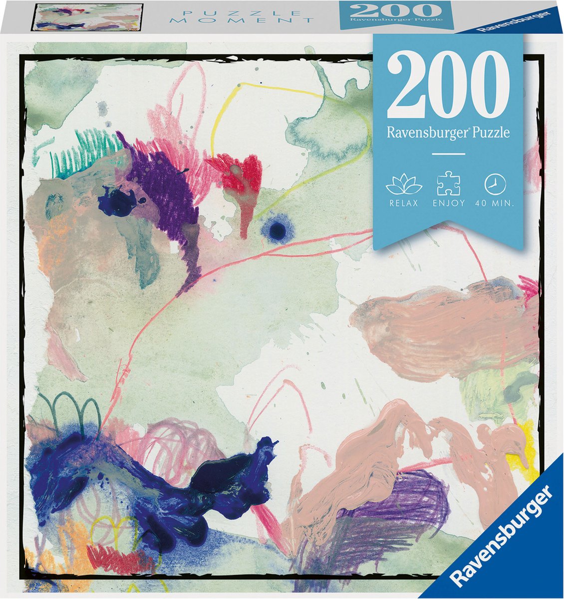 Ravensburger puslespil puslespil øjeblik - farvesplash - 200 brikker.