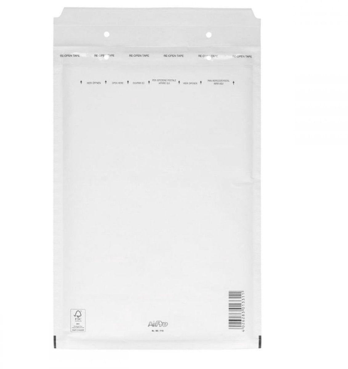Airpro airkraft kuvert hvid 16 f 24x35cm 20 stk