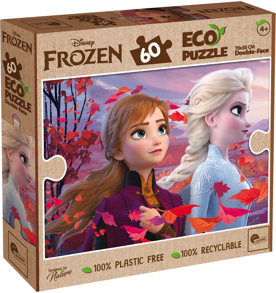 Lisciani disney eco puslespil df frozen 60