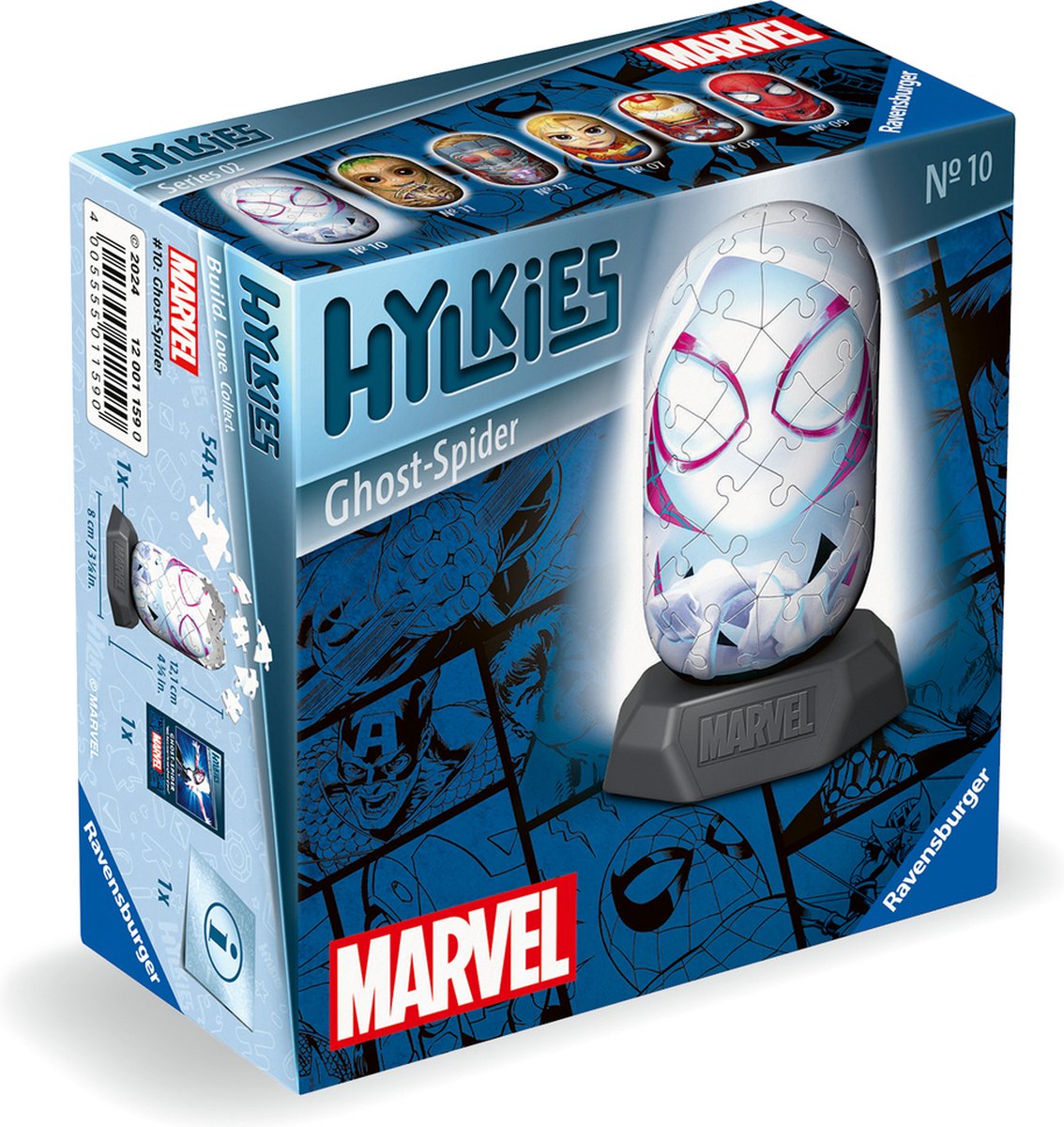 Ravensburger - hylkies - marvel spøgelsesedderkop - kapselfigur