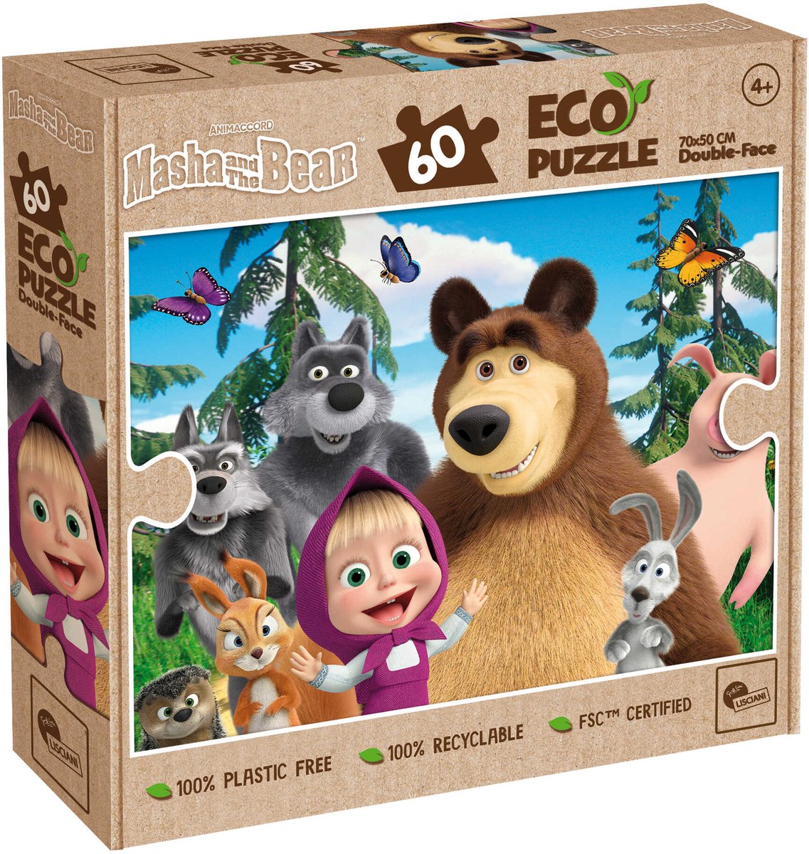 Lisciani masha df eco puslespil 60