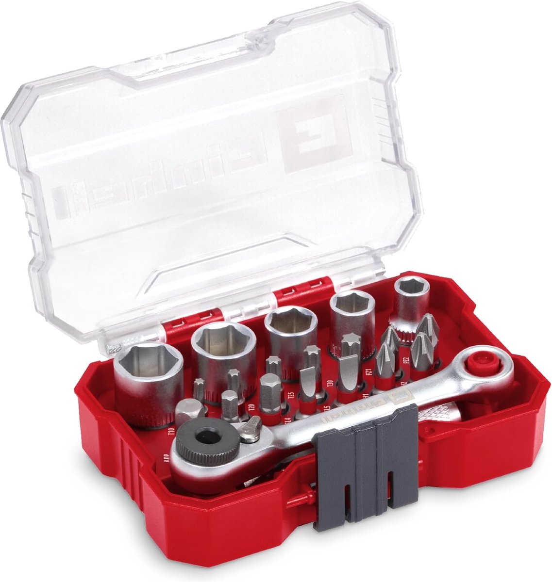 Einhell bit sæt - 21 stk - xs etui