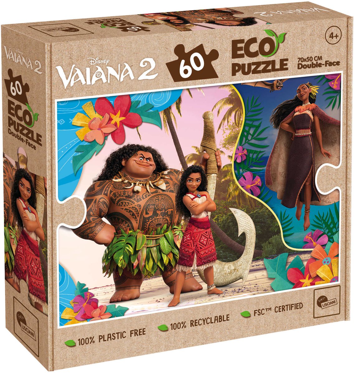 Lisciani disney eco puslespil df oceania 60