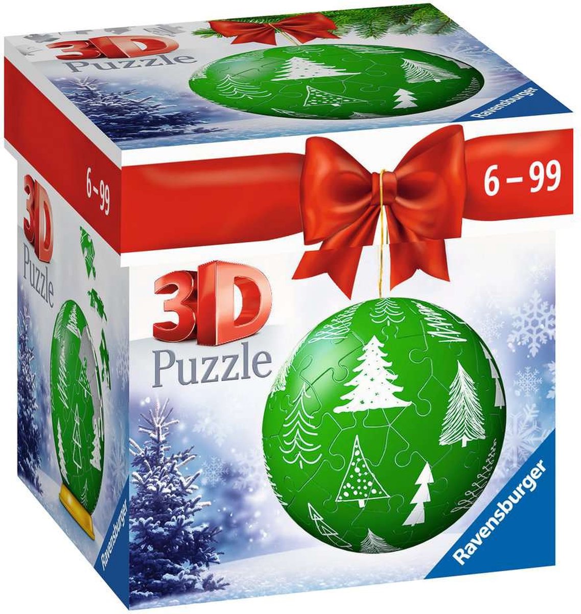 Ravensburger julekugle norsk - 3d puslespil - puslespil