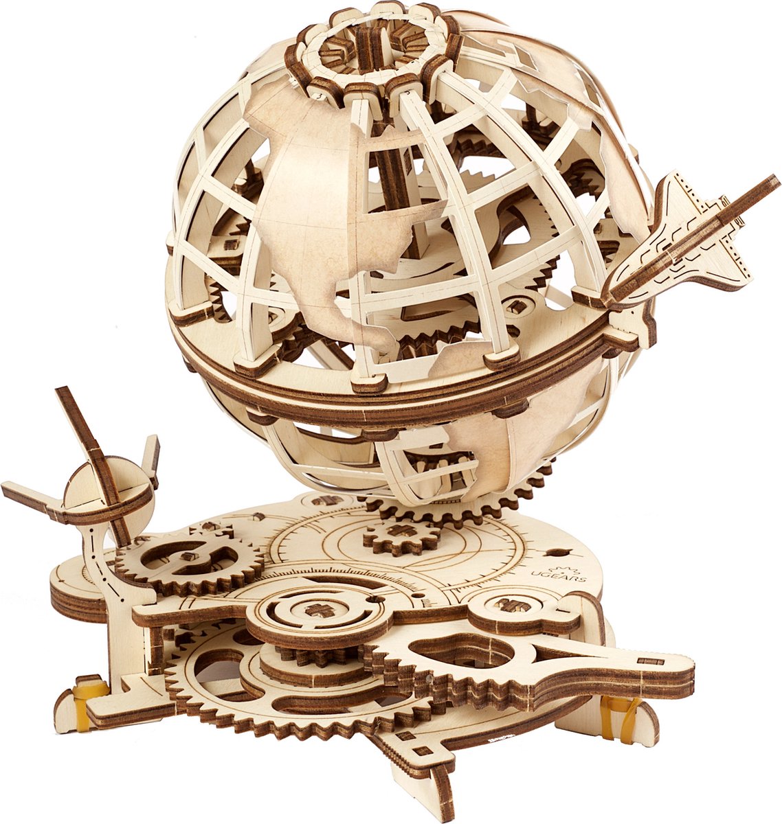Ugears træ 3D model - globus