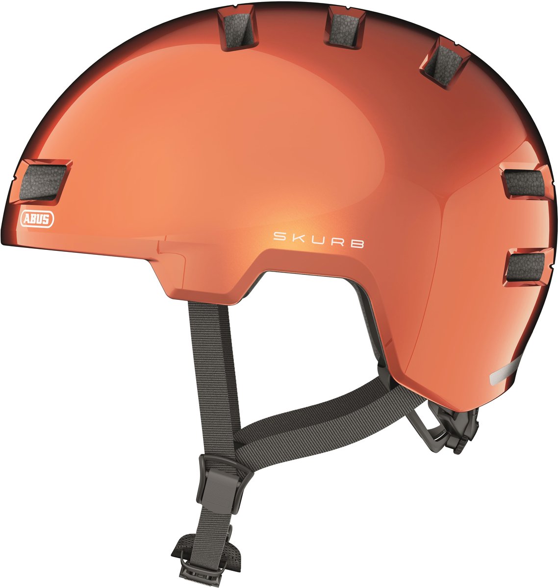 Abus hjelm skurb guldfisk orange s 52-56cm