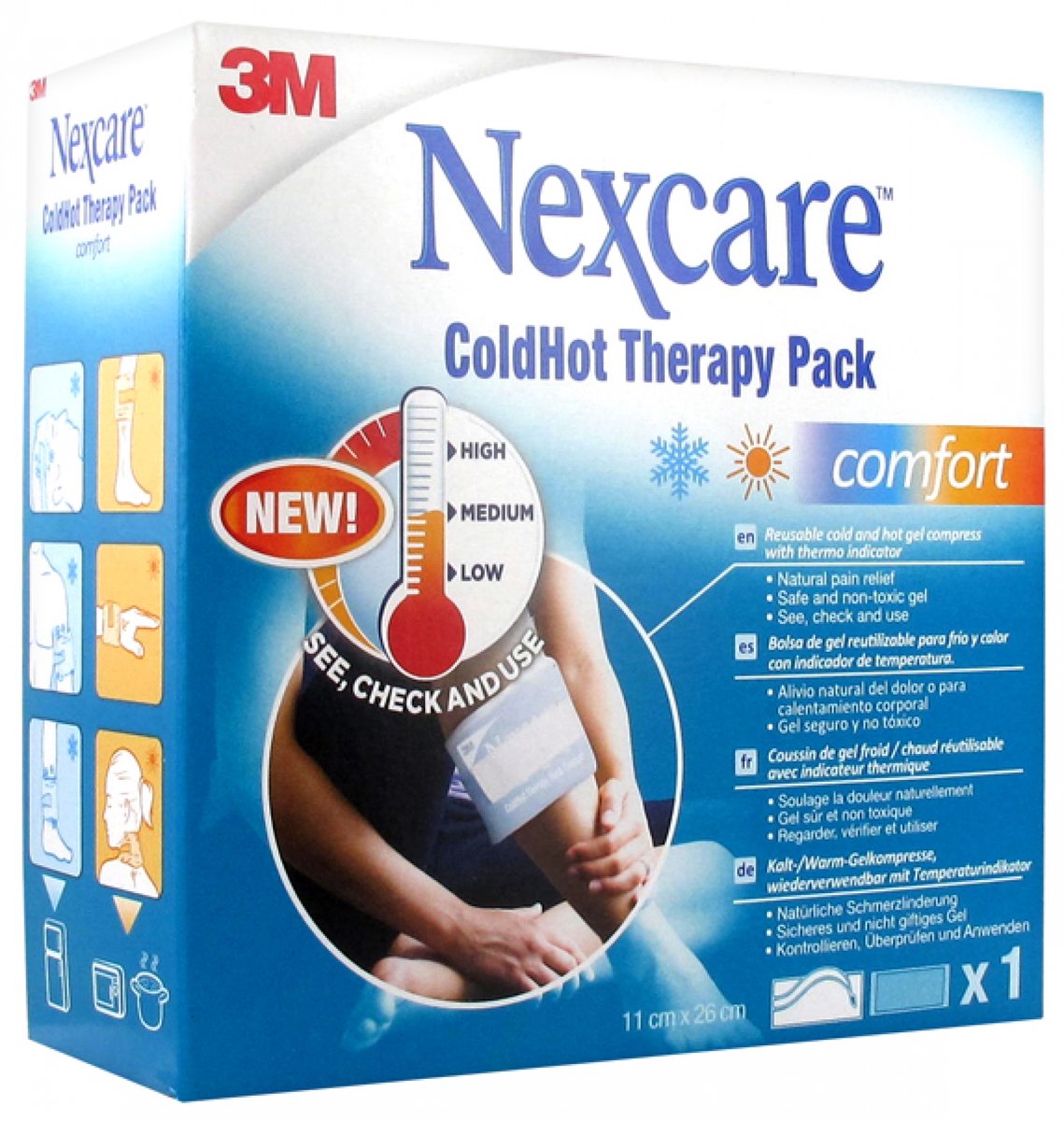 3m nexcare cold hot terapipakke komfort