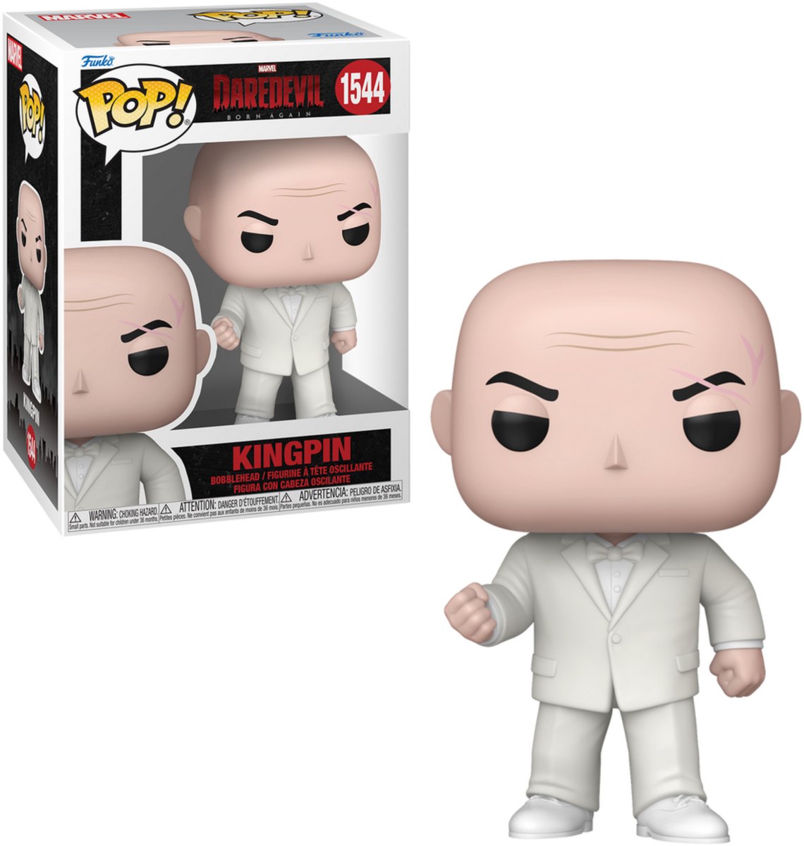 Funko vovehals kingpin vinyl figur 1544 unisex pop! - neutral - standard