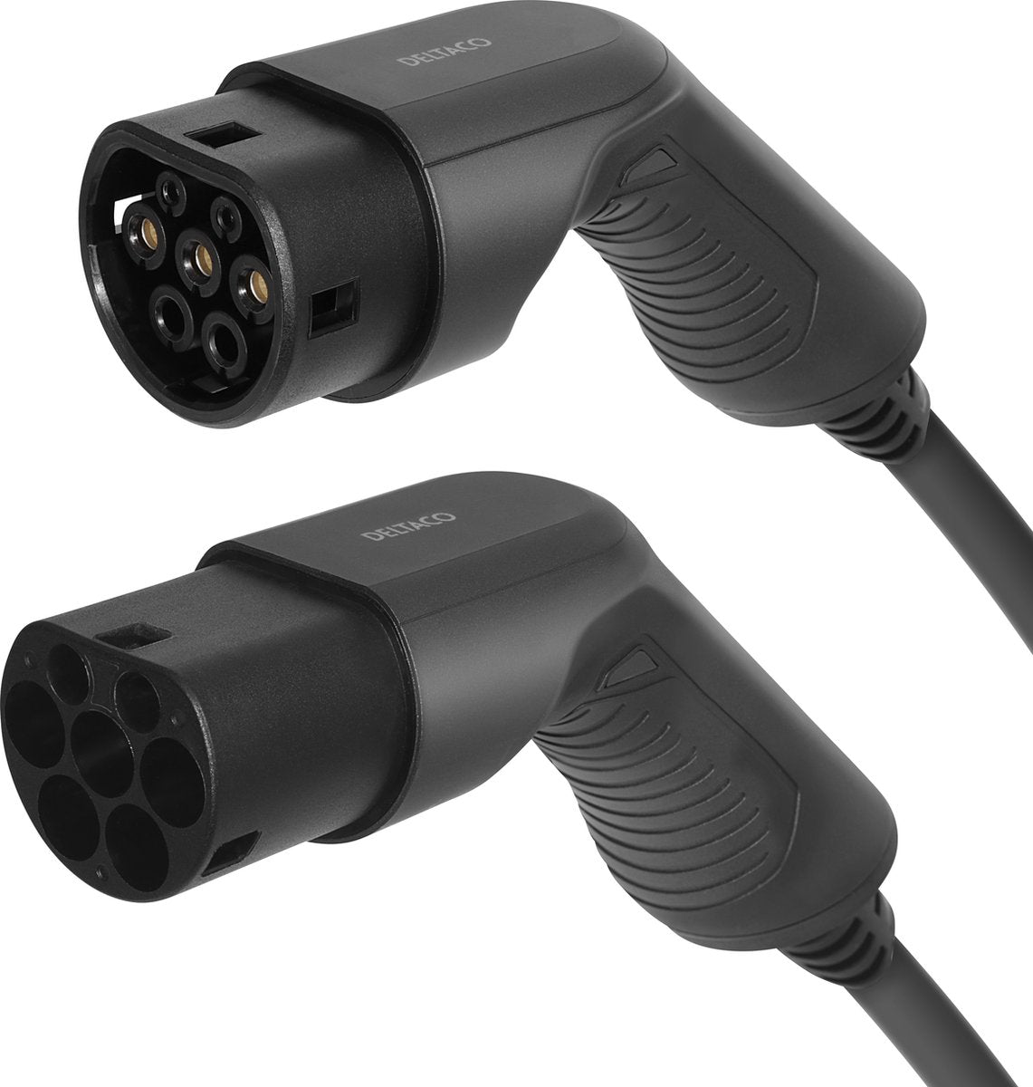 Deltaco e-charge - elbil ladekabel - type 2 | type 2 - 32a - 5 m
