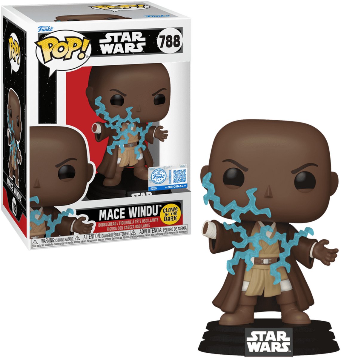 Funko pop! star wars 788 mace windu eksklusiv