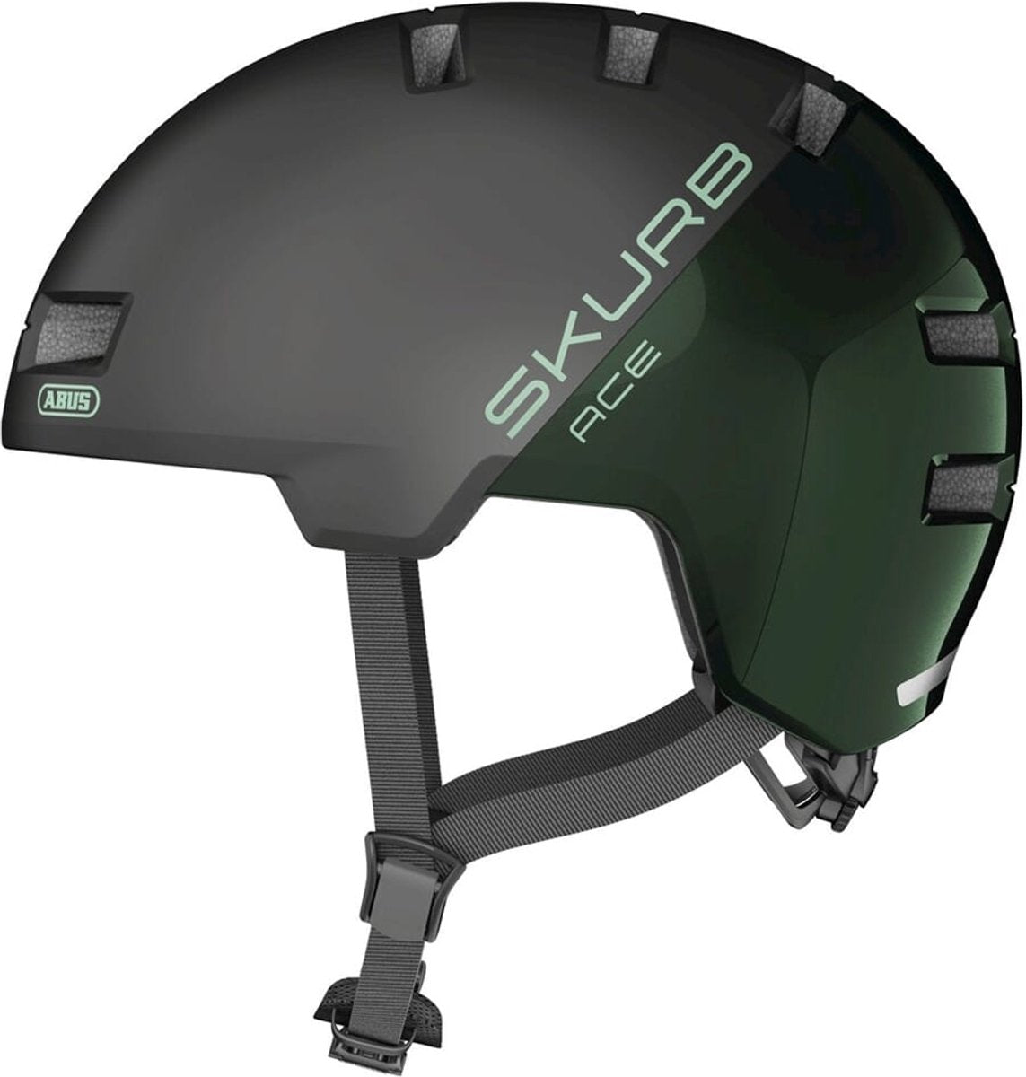 Abus hjelm skurb ace mosgrøn m 55-59cm