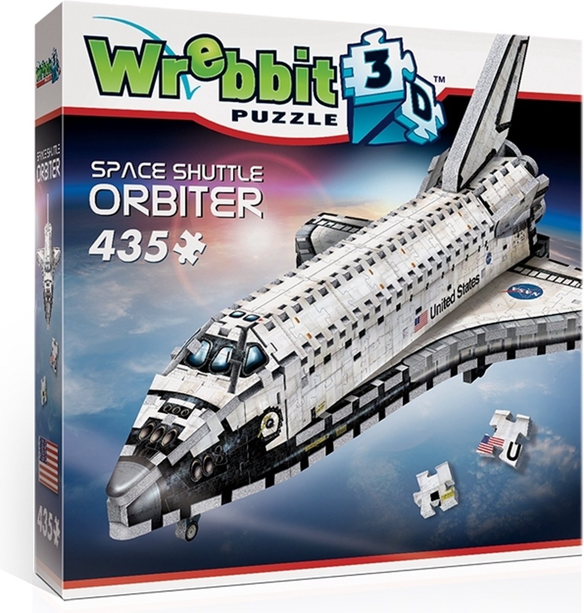 Wrebbit 3D-puslespil rumfærge 435 brikker