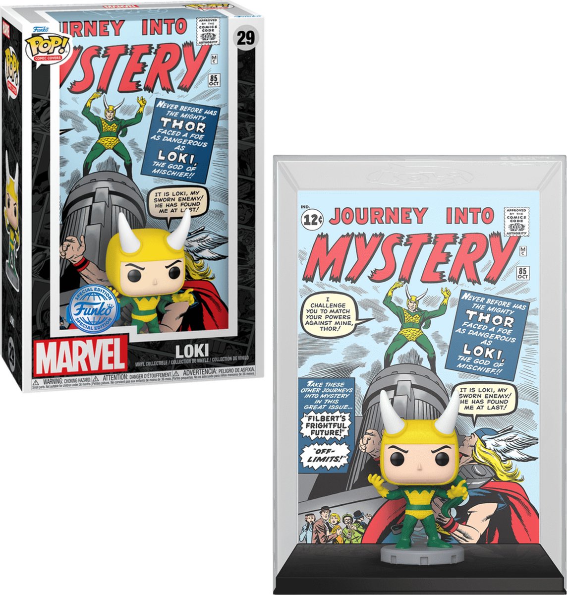 Funko pop! tegneseriecover: loki - eksklusiv rejse ind i mysteriet 29