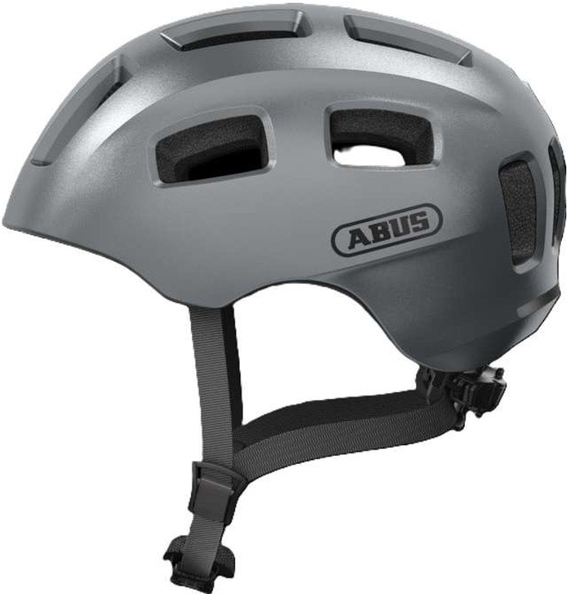 Abus hjelm youn-i 2.0 grafit sølv s 48-54cm