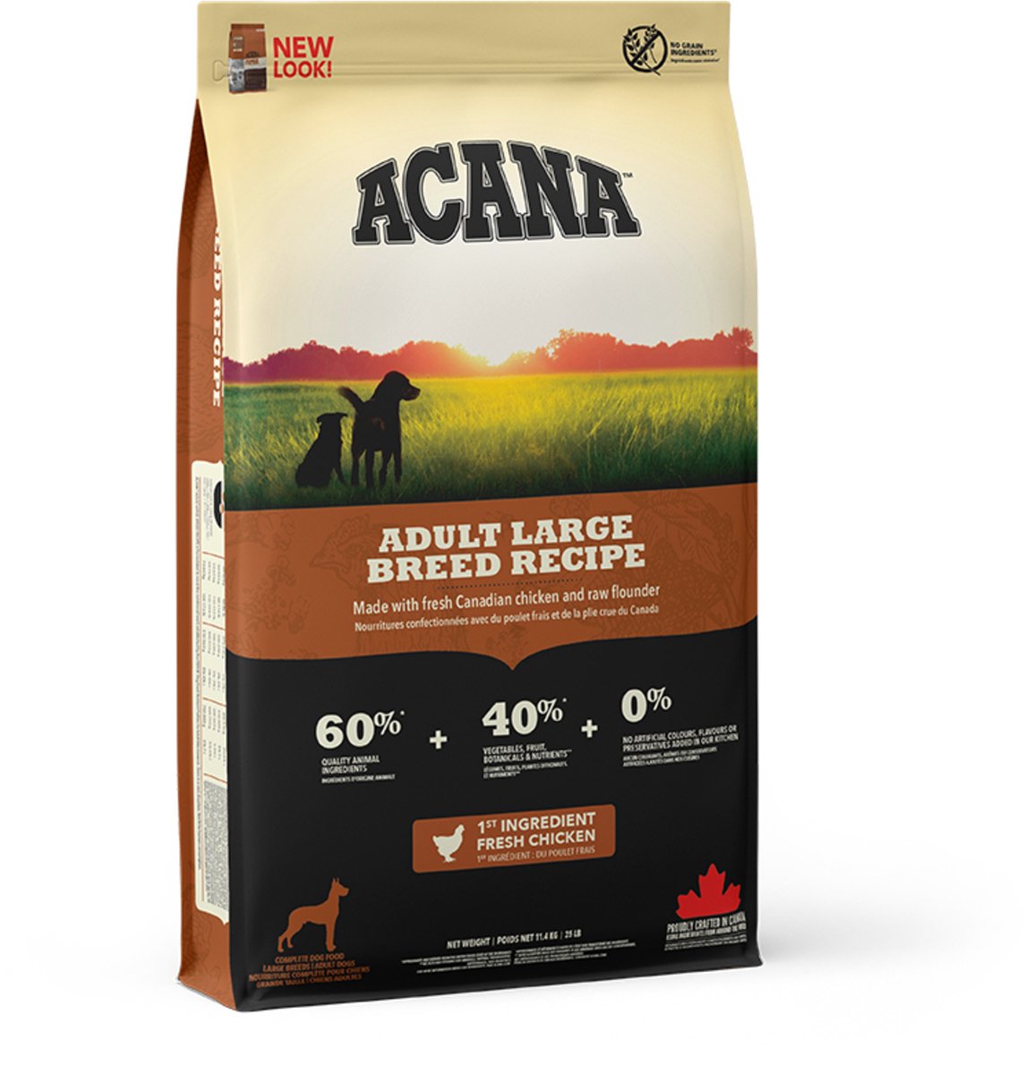 Acana voksen stor race hund arv - 11,4 kg