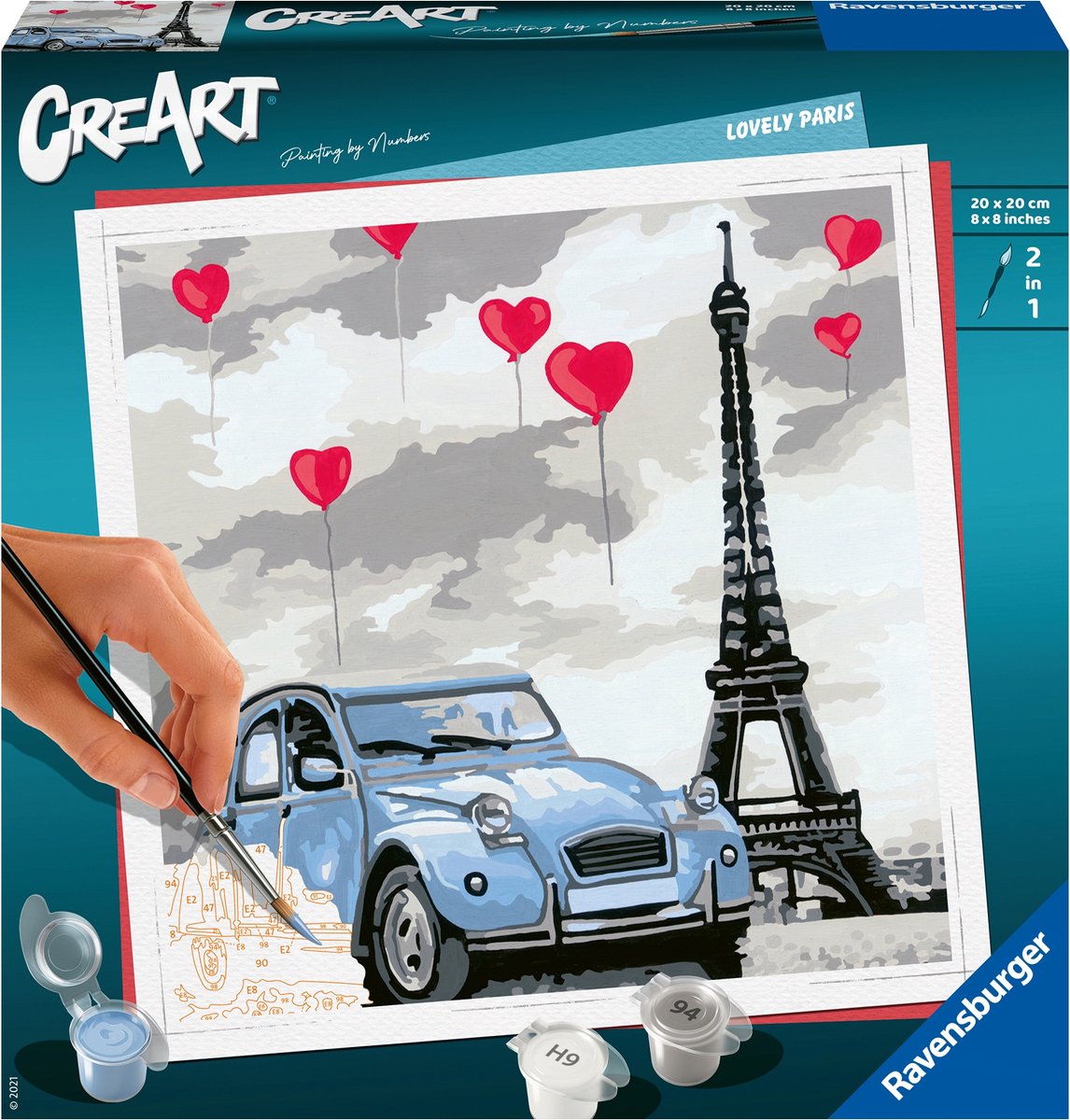 Ravensburger Paint by Numbers Ravensburger Creart Paint by Numbers - Paris