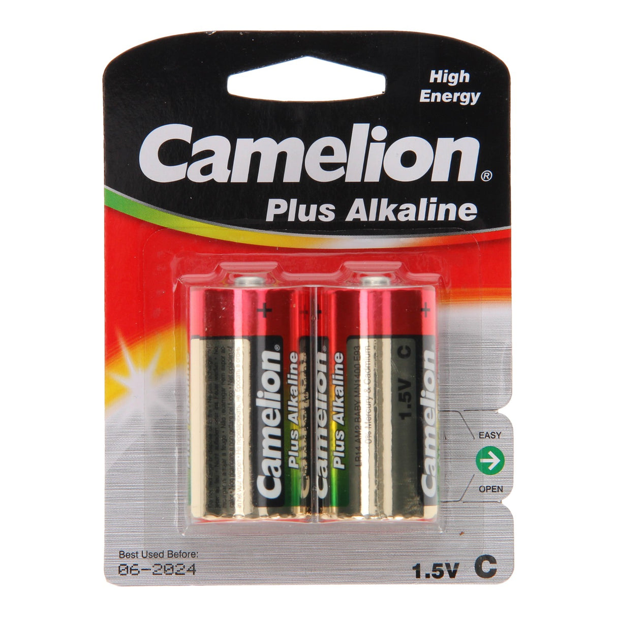 Battery Sales Europe Plus Batteri Alkaline C LR14, 2 stk.