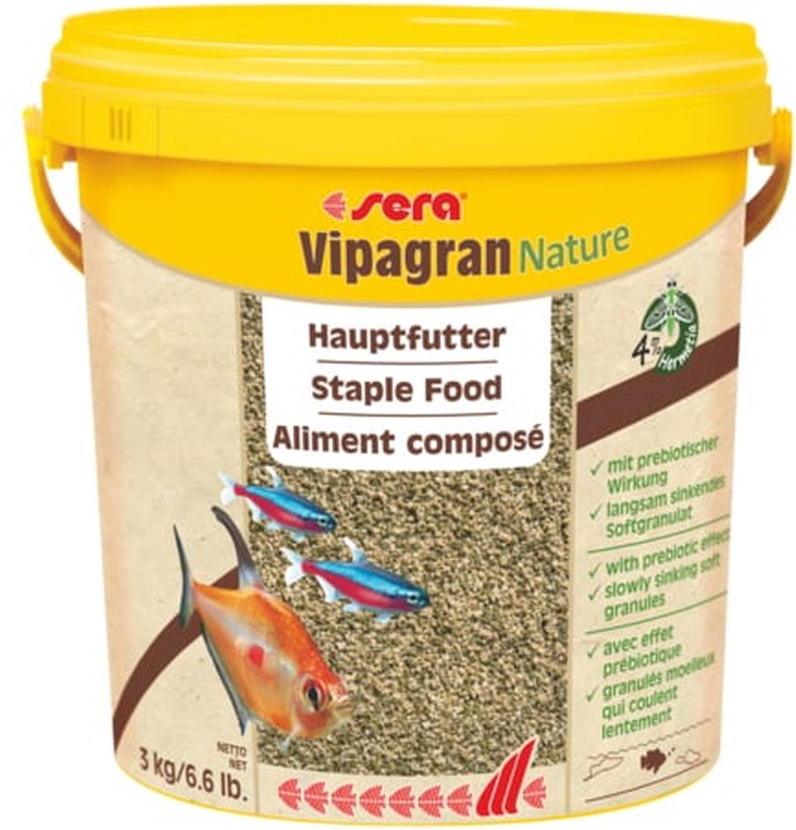 Sera vipagran nature 10000 ml - akvariefiskefoder