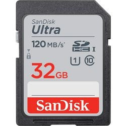 Sandisk ultra SDHC UHS-I-kort 32 GB hukommelseskort (sort, UHS-I, klasse 10)