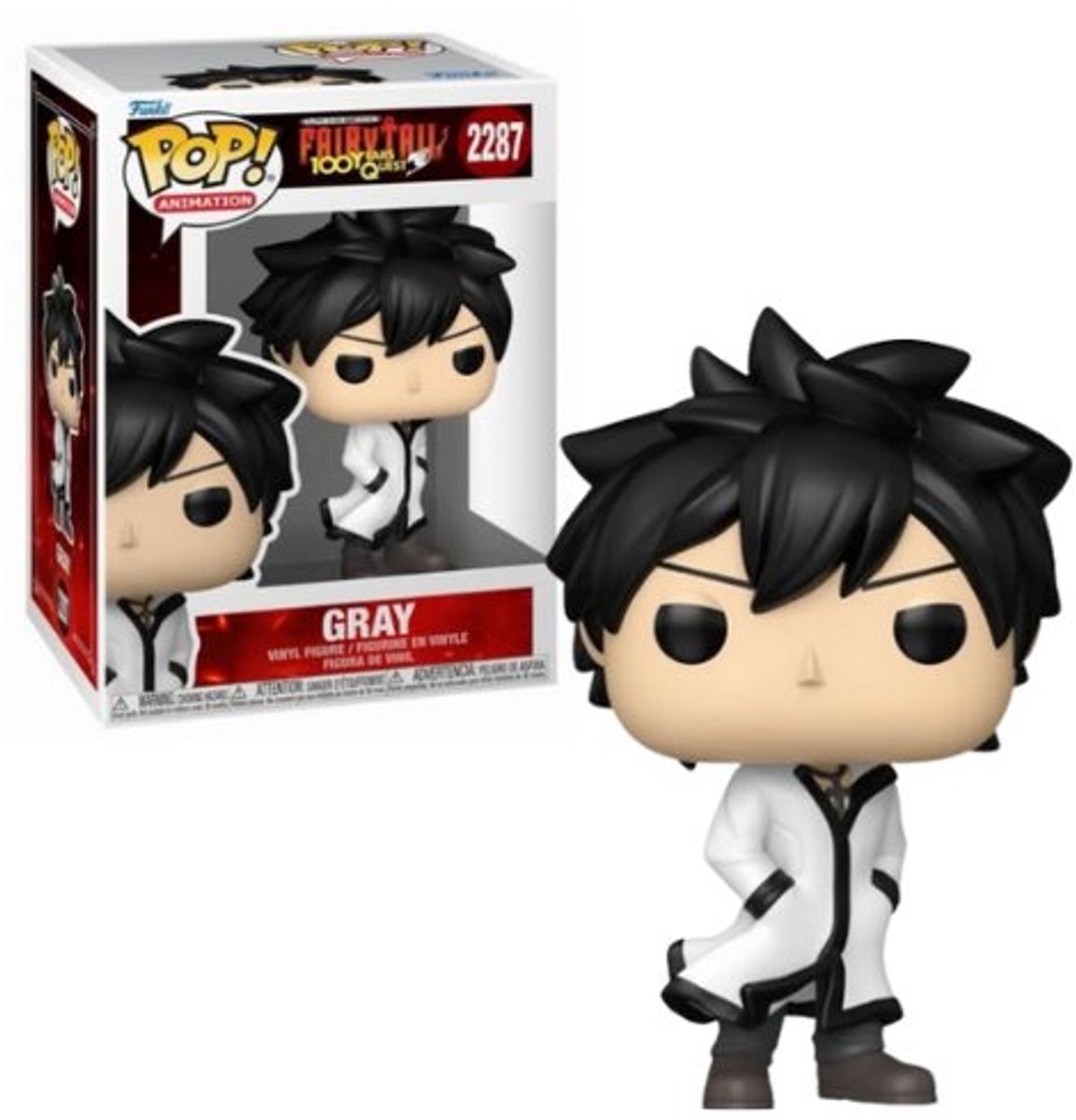 Funko fairy tail grey (chase edition mulig!) vinyl figur 2287 unisex pop! - neutral - standard