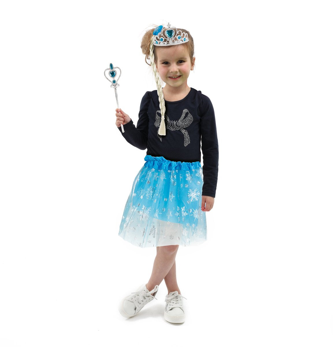 Toi-legetøj isprinsesse med tutu, diadem og prinsessepersonale