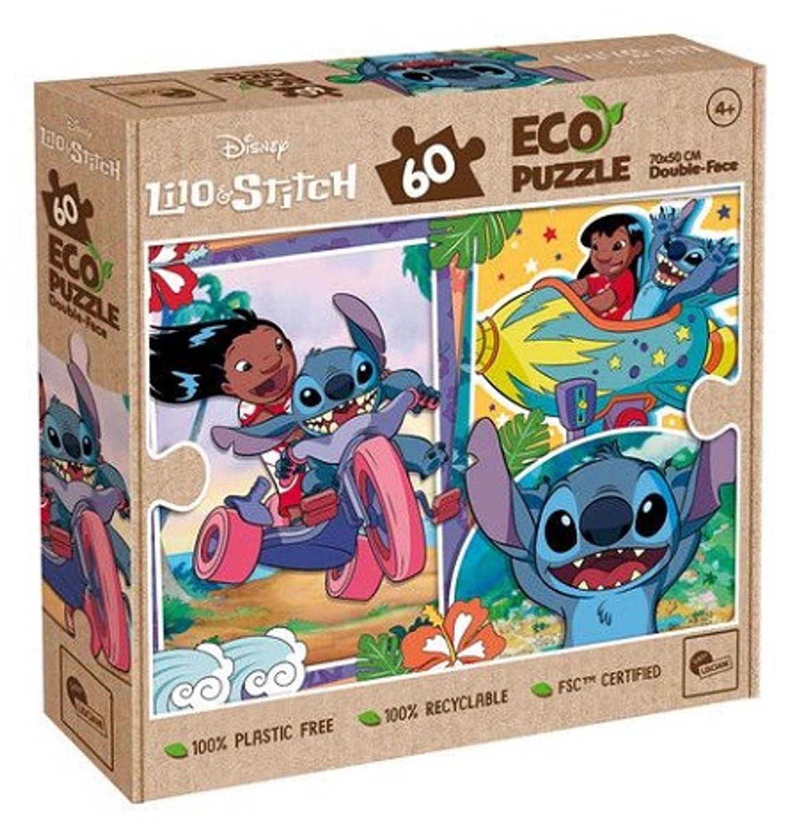Lisciani disney eco puslespil df stitch 60