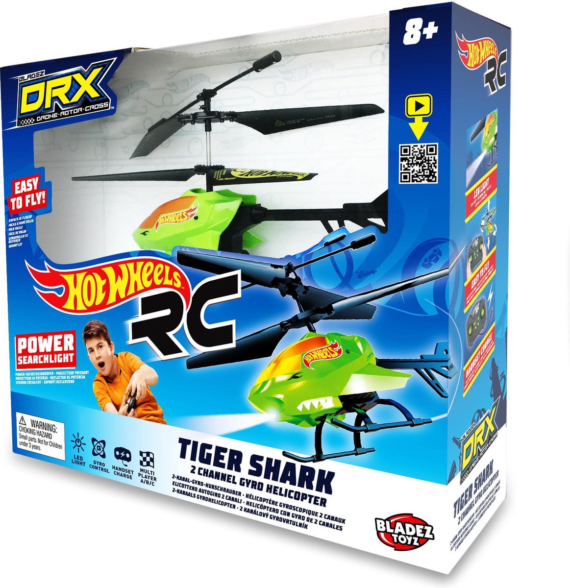 Mattel hot wheels drx tiger shark helikopter