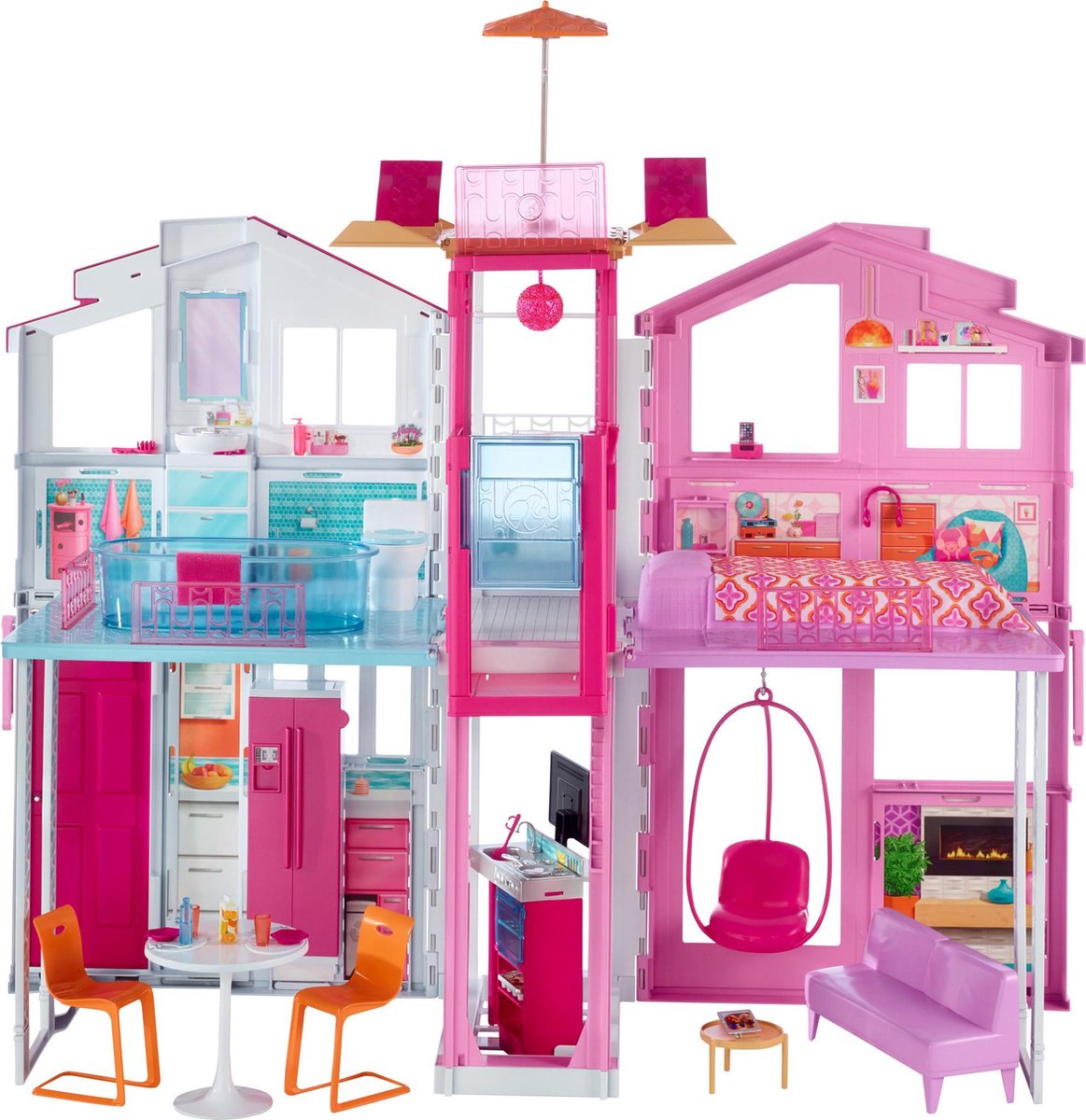 Barbie malibu hus i 3 etager