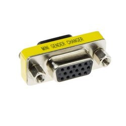 D-sub adapter 15-benet hun til 15-benet hun act ab9065 sølv