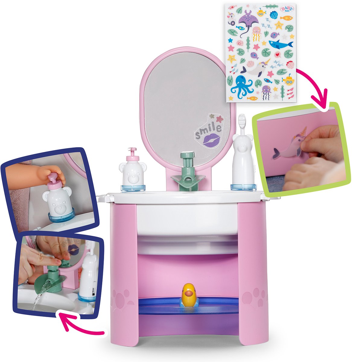 Baby født håndvask