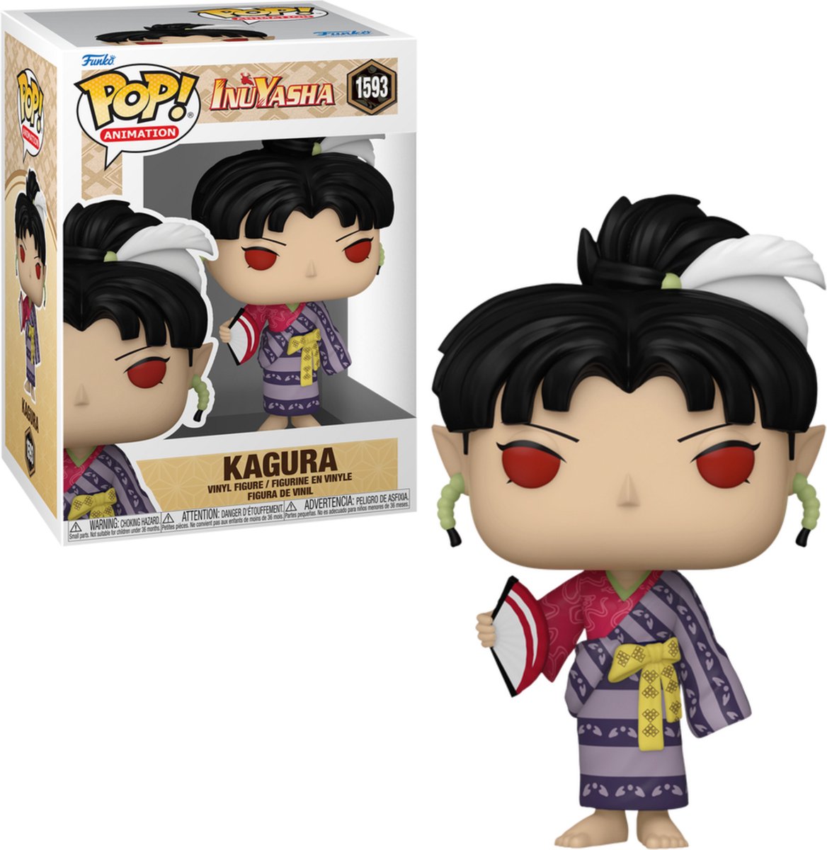 Funko inuyasha kagura vinyl figur pop! flerfarvet - PVC - anime, fan merch, tv-serier