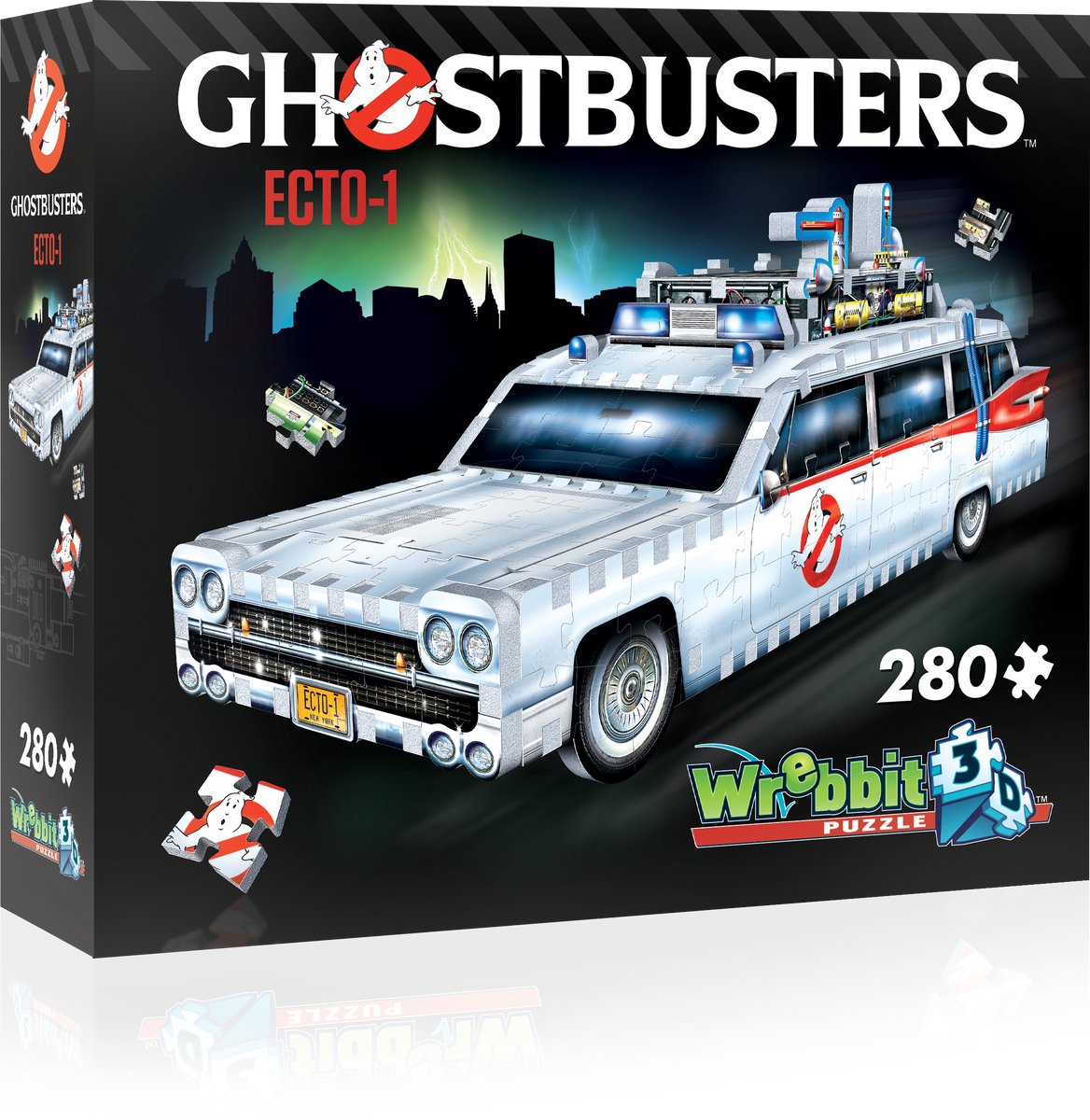 Wrebbit 3d-puslespil - ghostbusters ecto-1 (280).