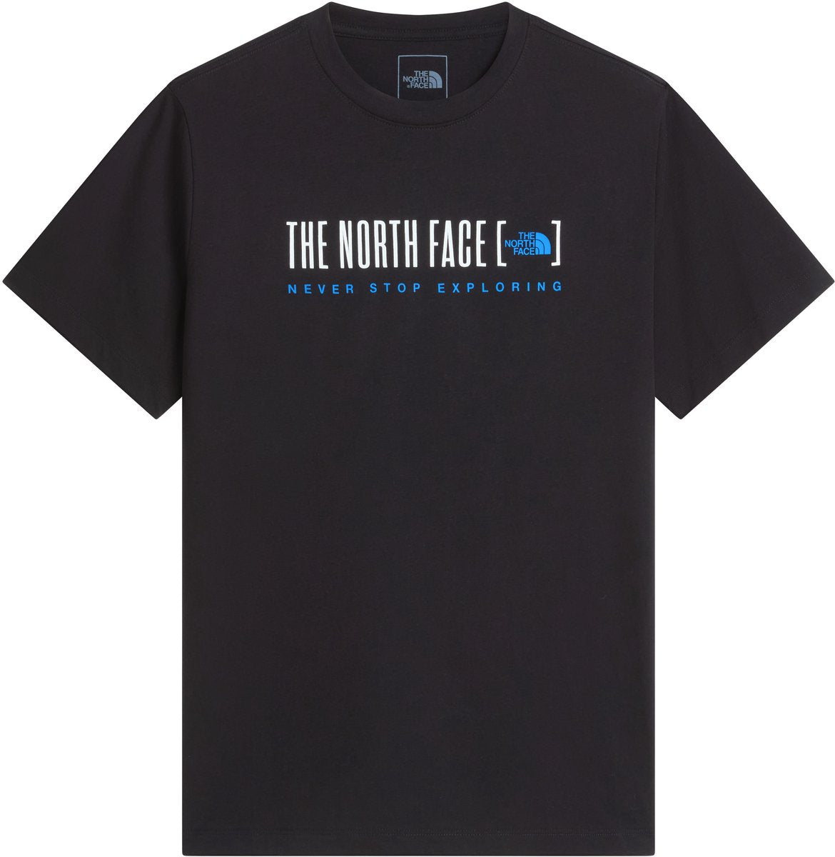 The north face m bracket logo almindelig ss tee herre udendørs skjorte - tnf sort