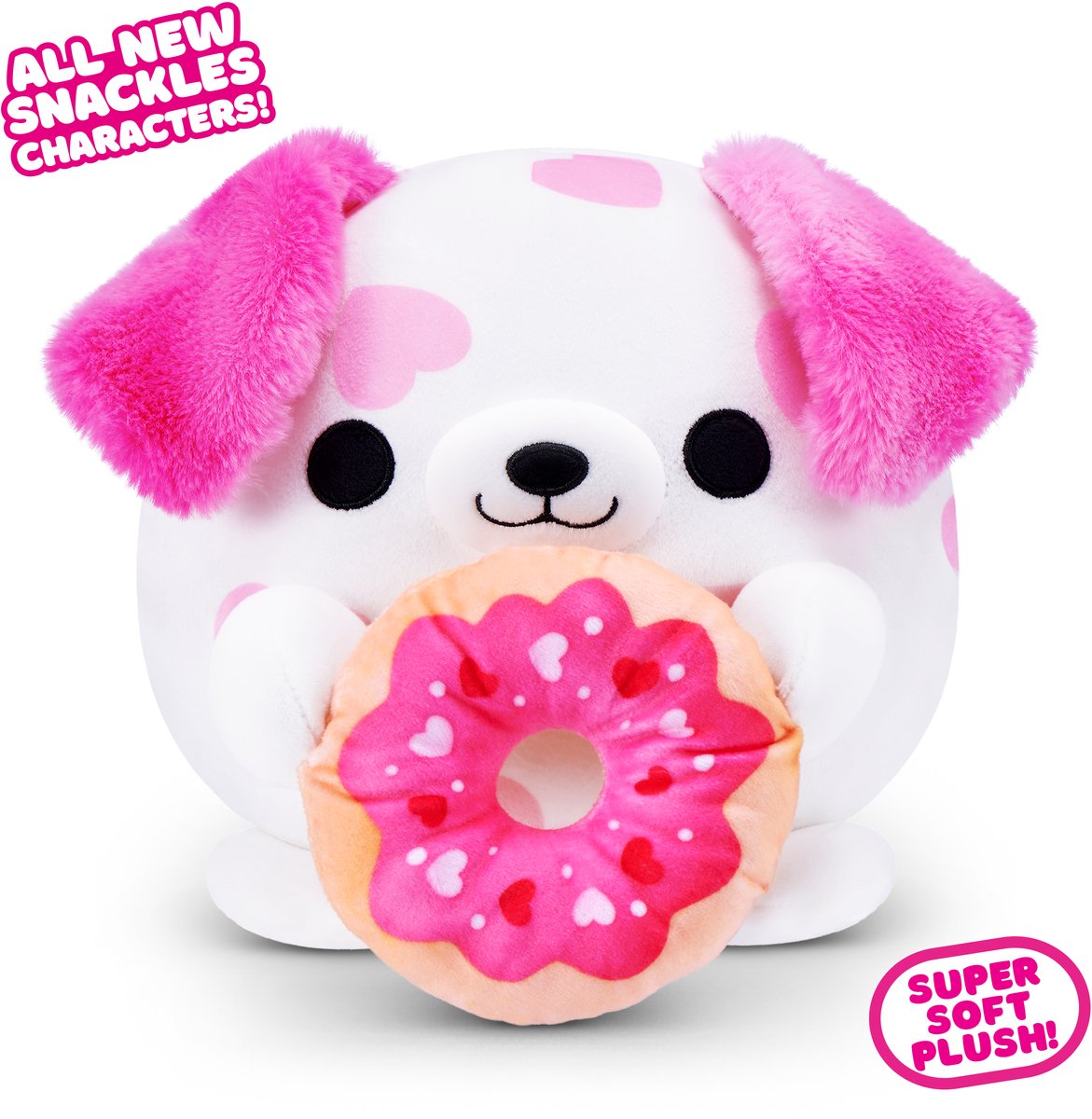 Snackles valentines edition 8-tommer plys (dalmatiner med doughnut)
