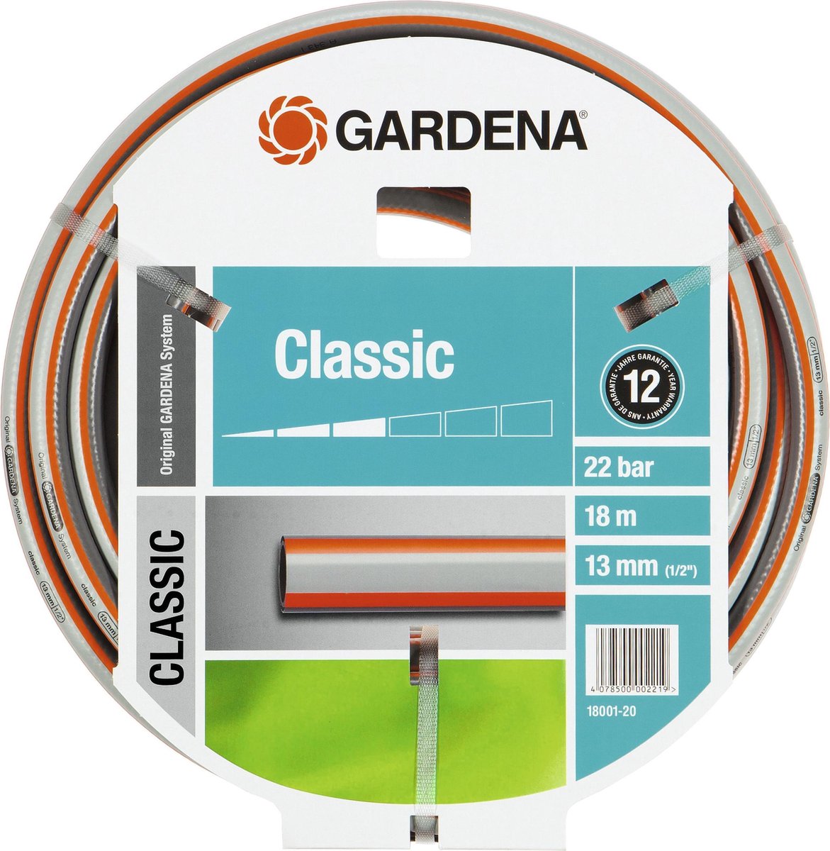 Gardena produkter slange klassisk 13 mm 1 2 18 m