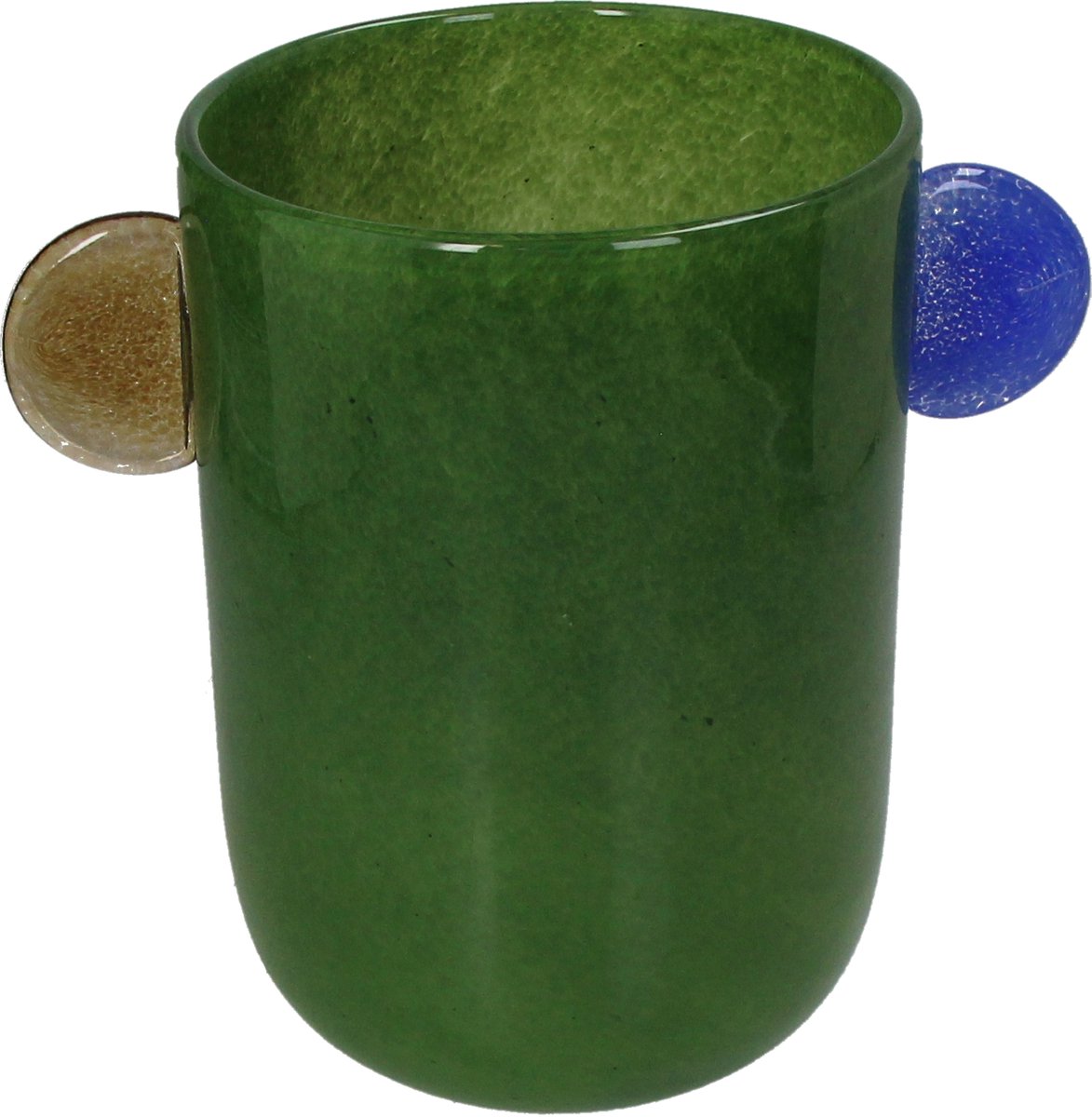 Hd collection vaas glas groen 26x16,5x23cm