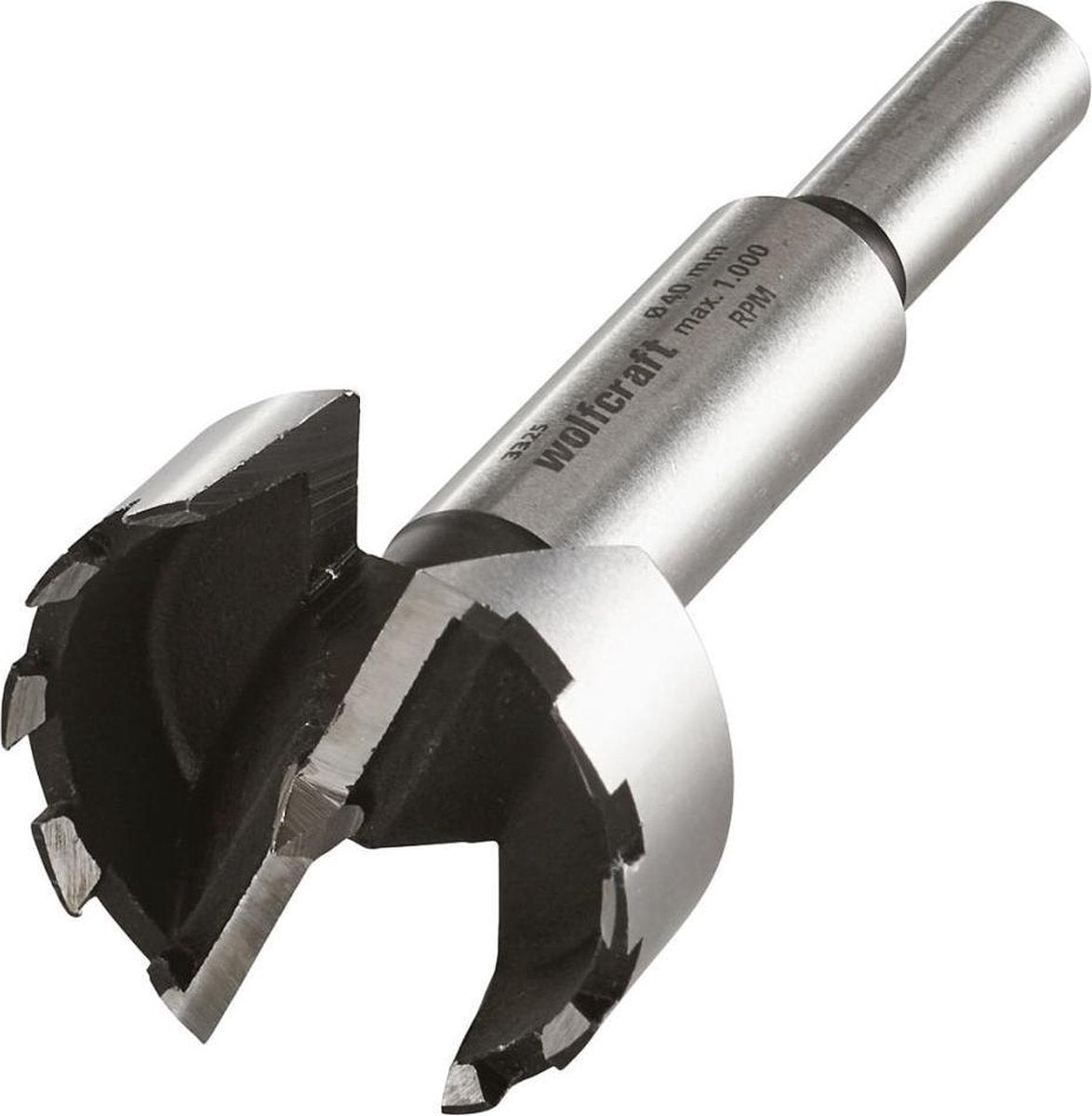 Wolfcraft - forstner boremaskine ø 40 mm - træcylinderbor - hængselbor - 3325000
