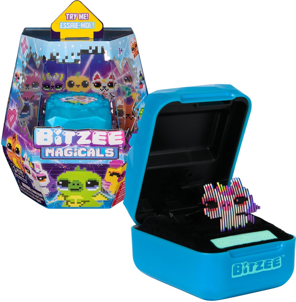 Bitzee magicals - det interaktive virtuelle kæledyr - 20 digitale dyr i en æske, der reagerer på din berøring