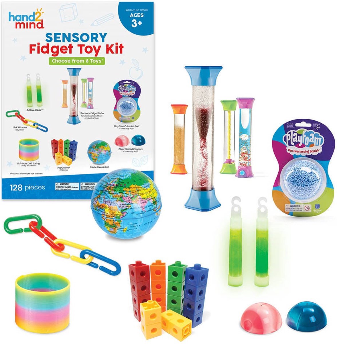 Læringsressourcer sensorisk fidget legetøjssæt - 3+