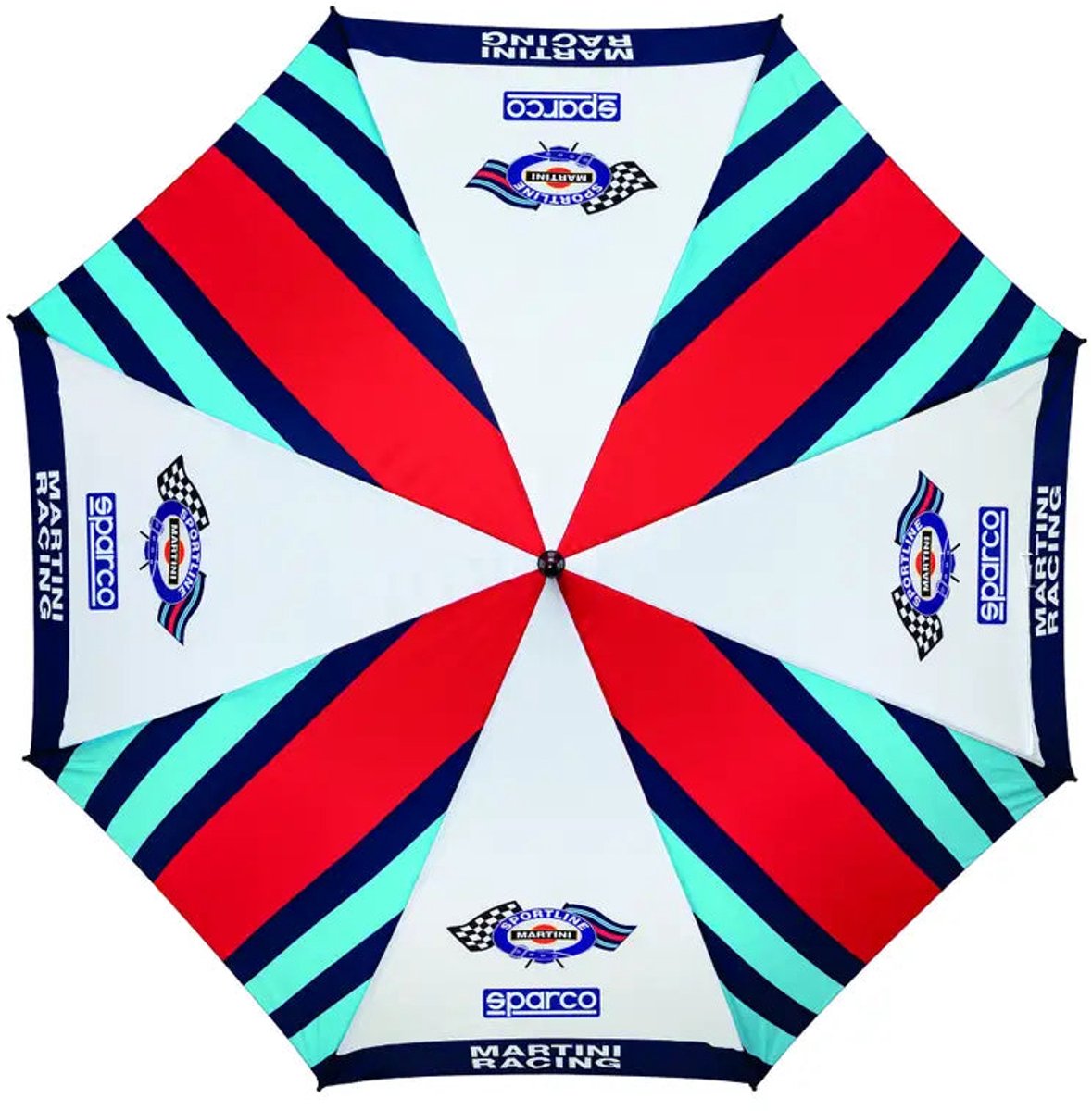 Sparco martini racing replica 80 martini racing paraply - sort - marineblå - størrelse one size