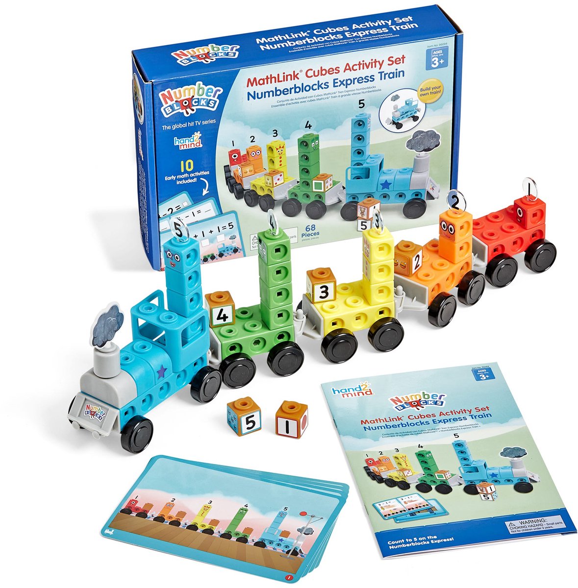Læringsressourcer mathlink® cubes numberblocks® eksprestog aktivitetssæt - 10+