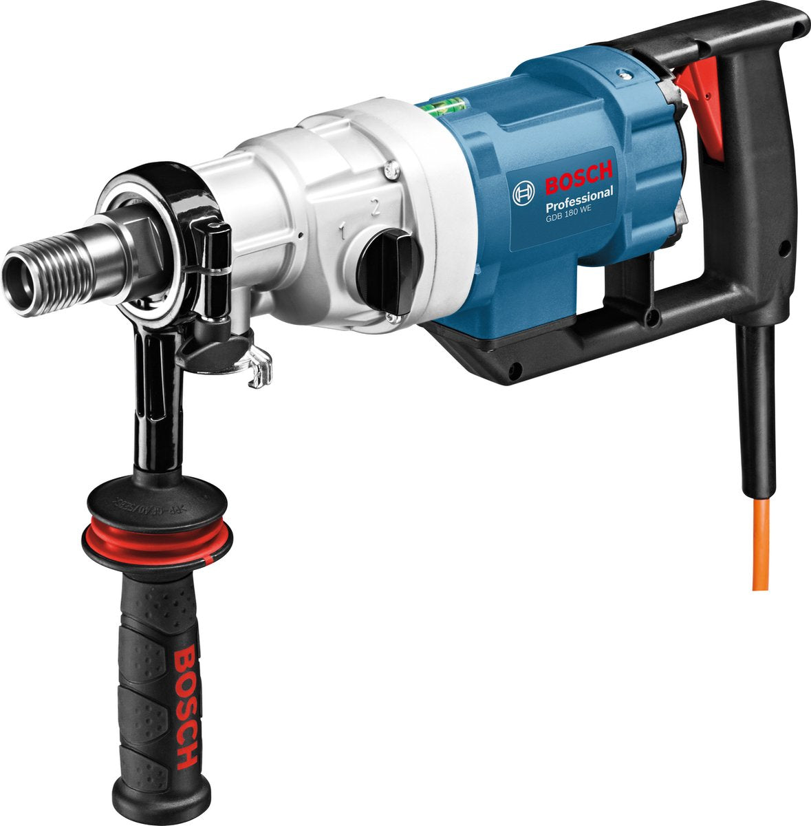 Bosch diamantboremaskine gdb 180 (støvudsugningsadapter, kugleventil, opbevaringskasse)