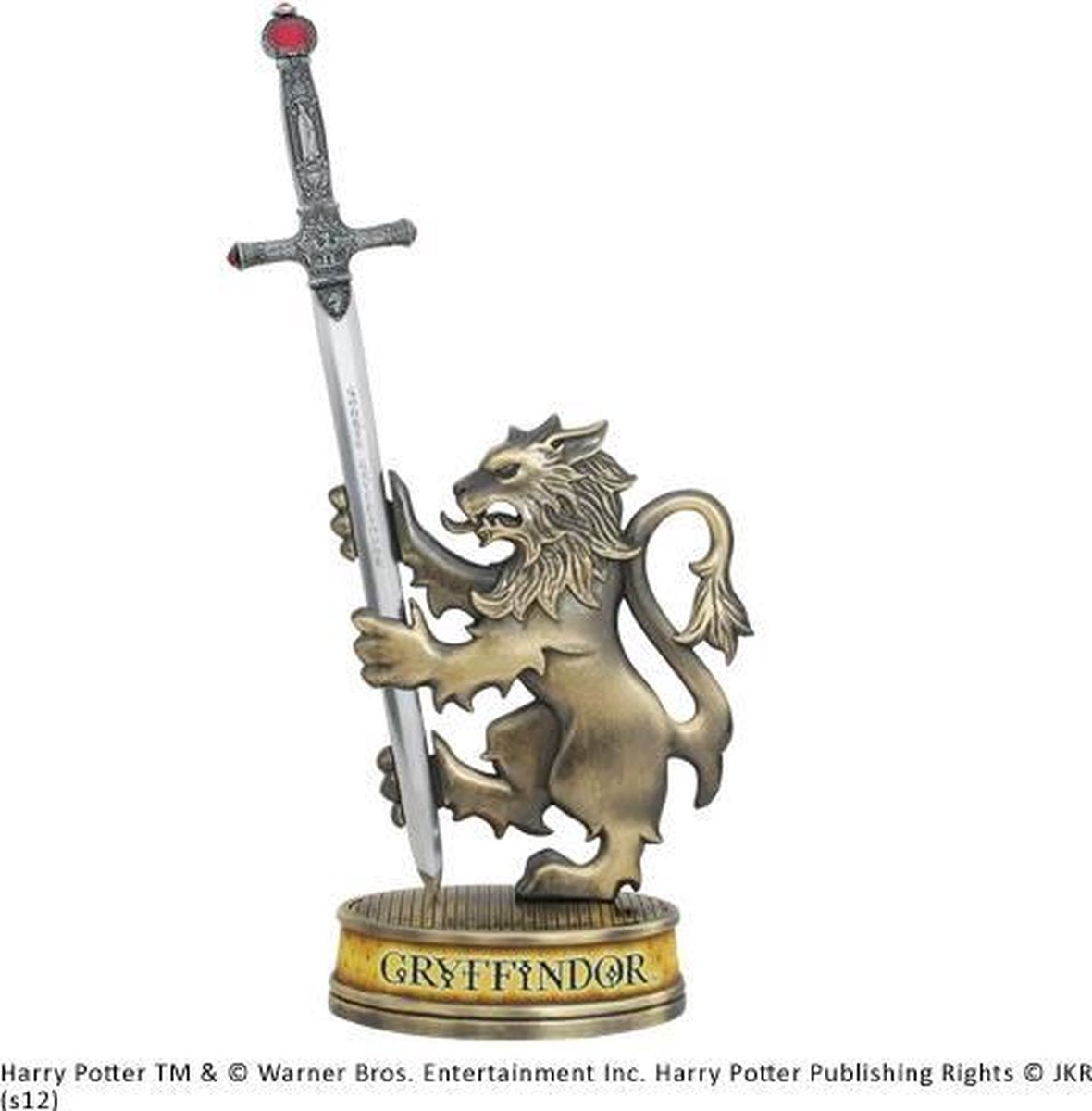 Den ædle samling gryffindor sværdbrevåbner med udstillingsstander