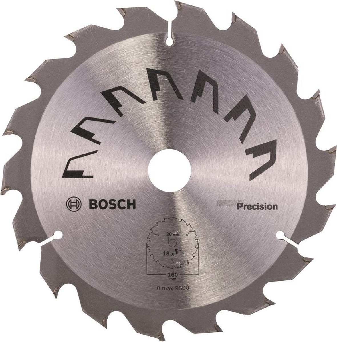 Bosch rundsavklinge præcision 160x2x20 16,t18 (1)