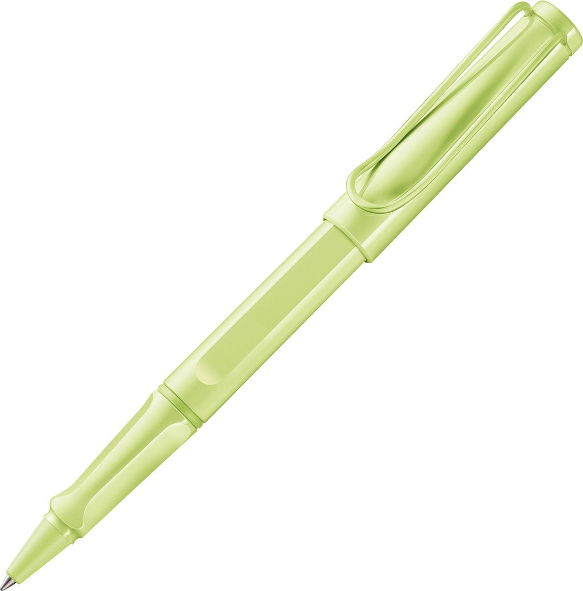 Lamy safari fjedergrøn rullepen - med ergonomisk greb, linjebredde m - hus af robust ASA-plast - med refill m 63 i sort