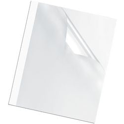 Indbindingsomslag fellowes 53152 hvid
