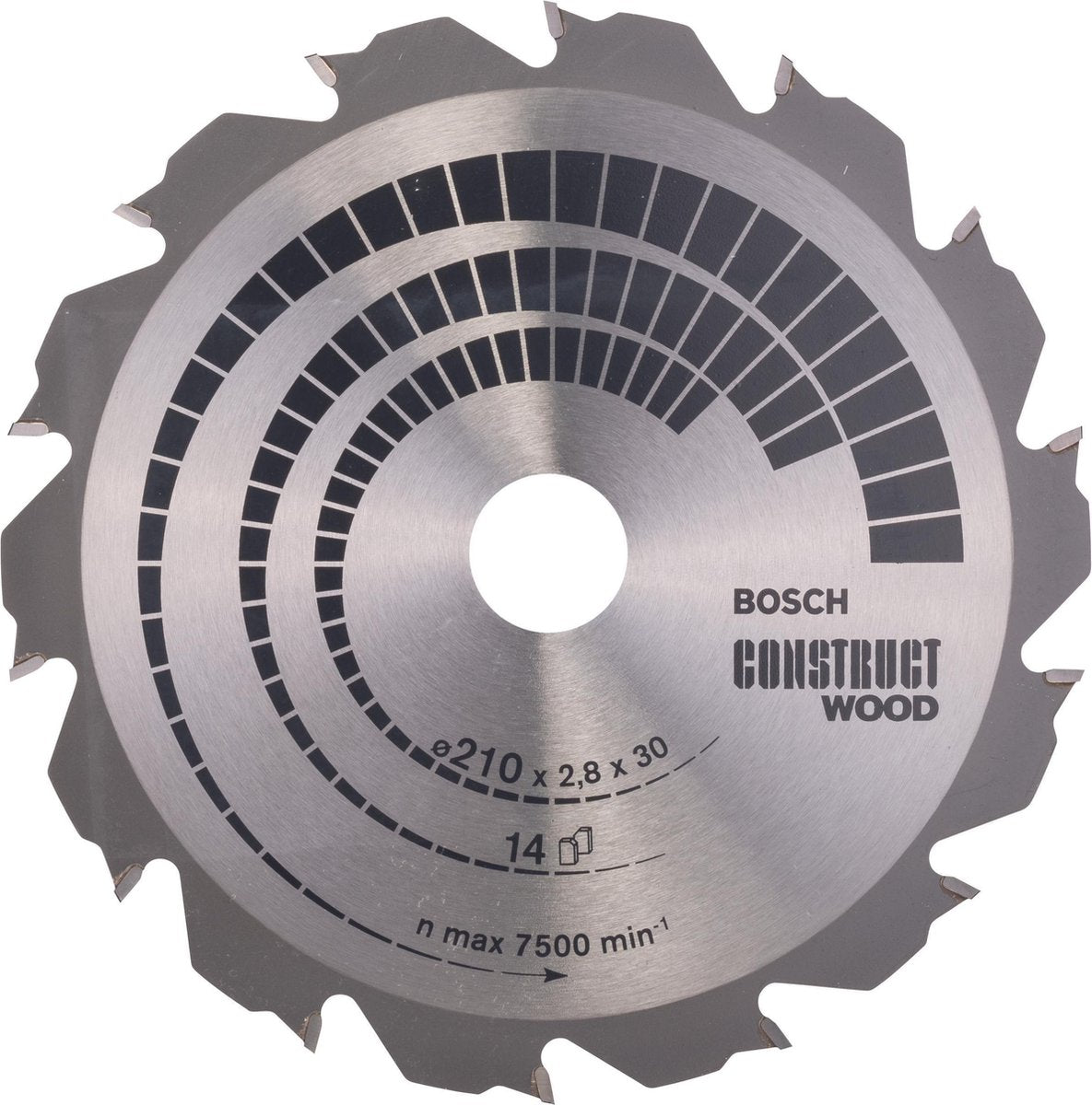 Bosch cirkzb constr. træ 210x30x2,8 14t fwf